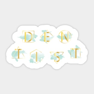 GREDIENT DENTIST Sticker